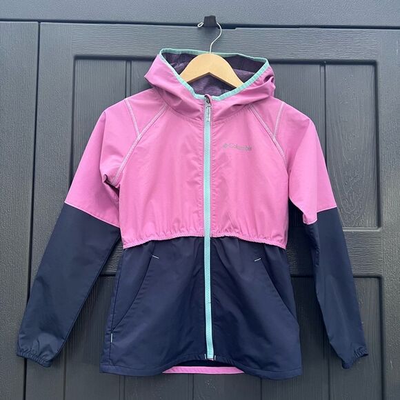 Columbia Hidden Canyon Softshell Jacket Girls size 10-12 - Picture 1 of 5